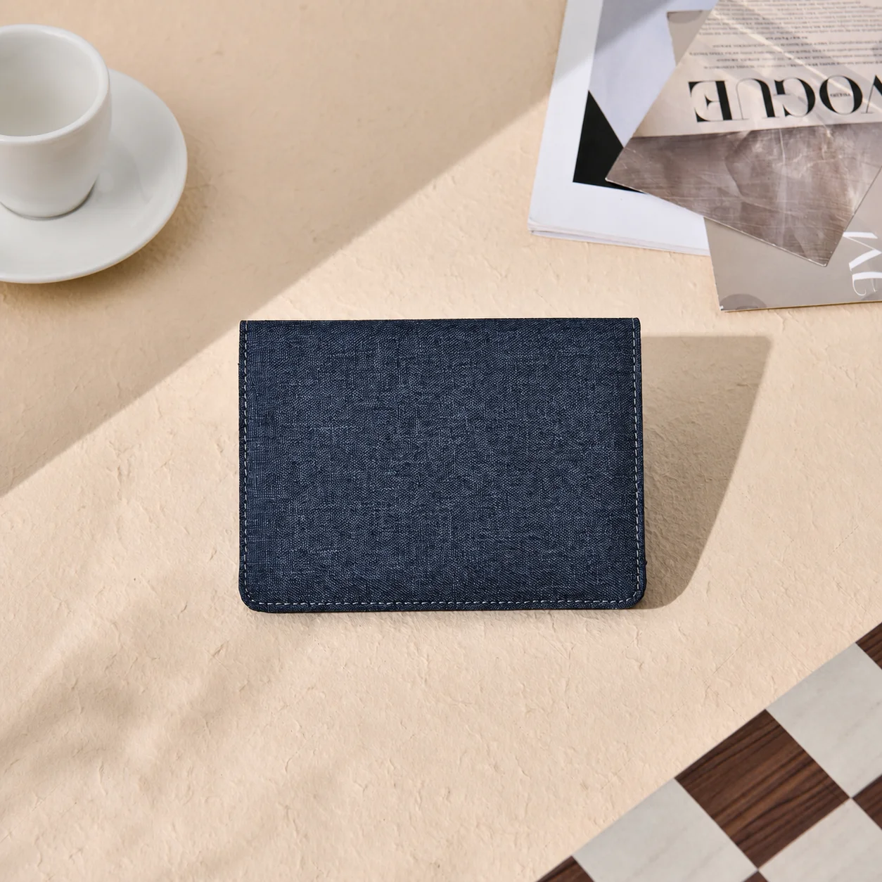Passport Protector Lightweight Travel Passport Cover Canvas Passport Holder Wear-Resistant For Travel Document Storage Women