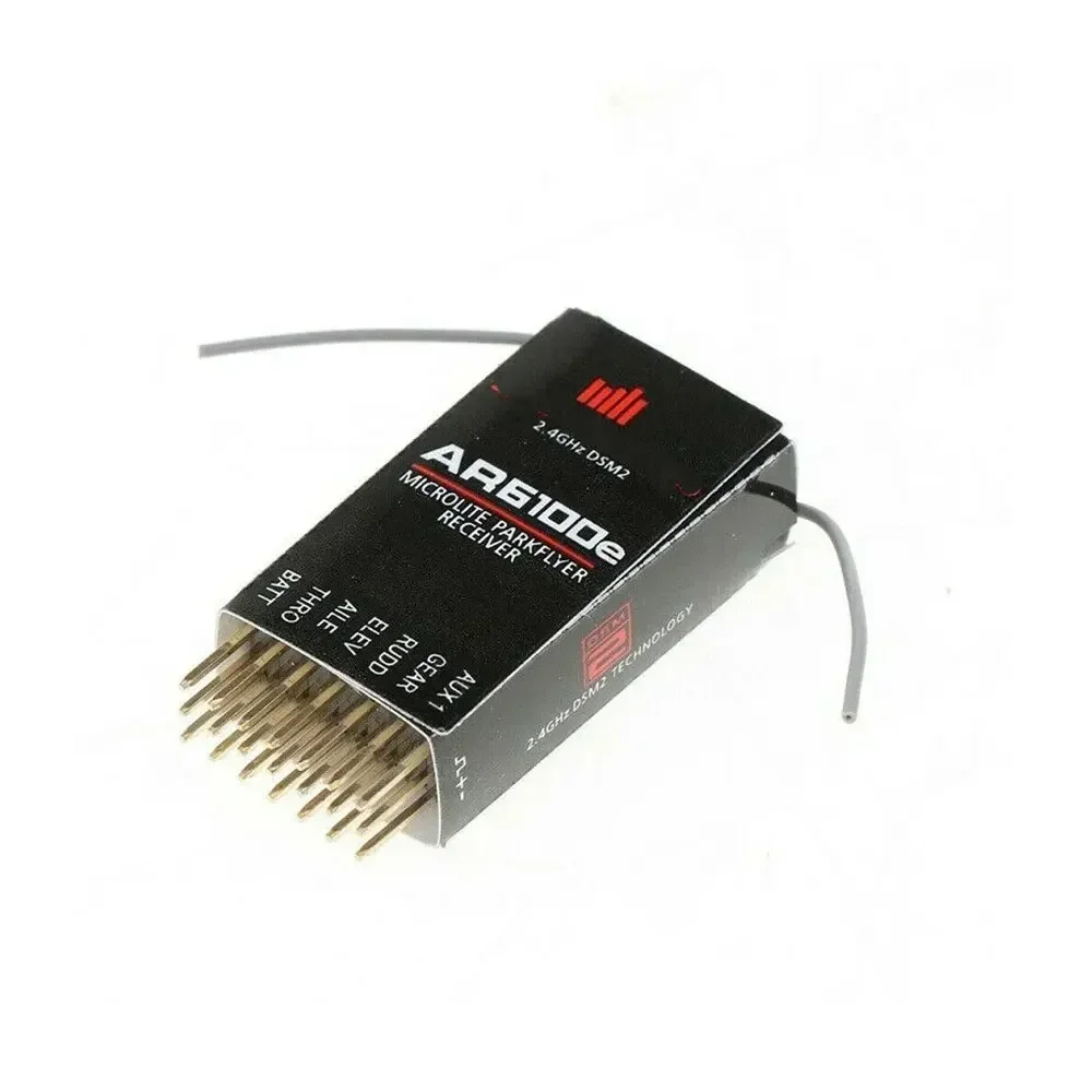 

DSM2 AR6100 6CH 2.4GHz Receiver - Compatible with Spektrum DX6i/DX7/DX8/DX18 & JR DSX6/DSX9, for RC Helicopters/Aircraft