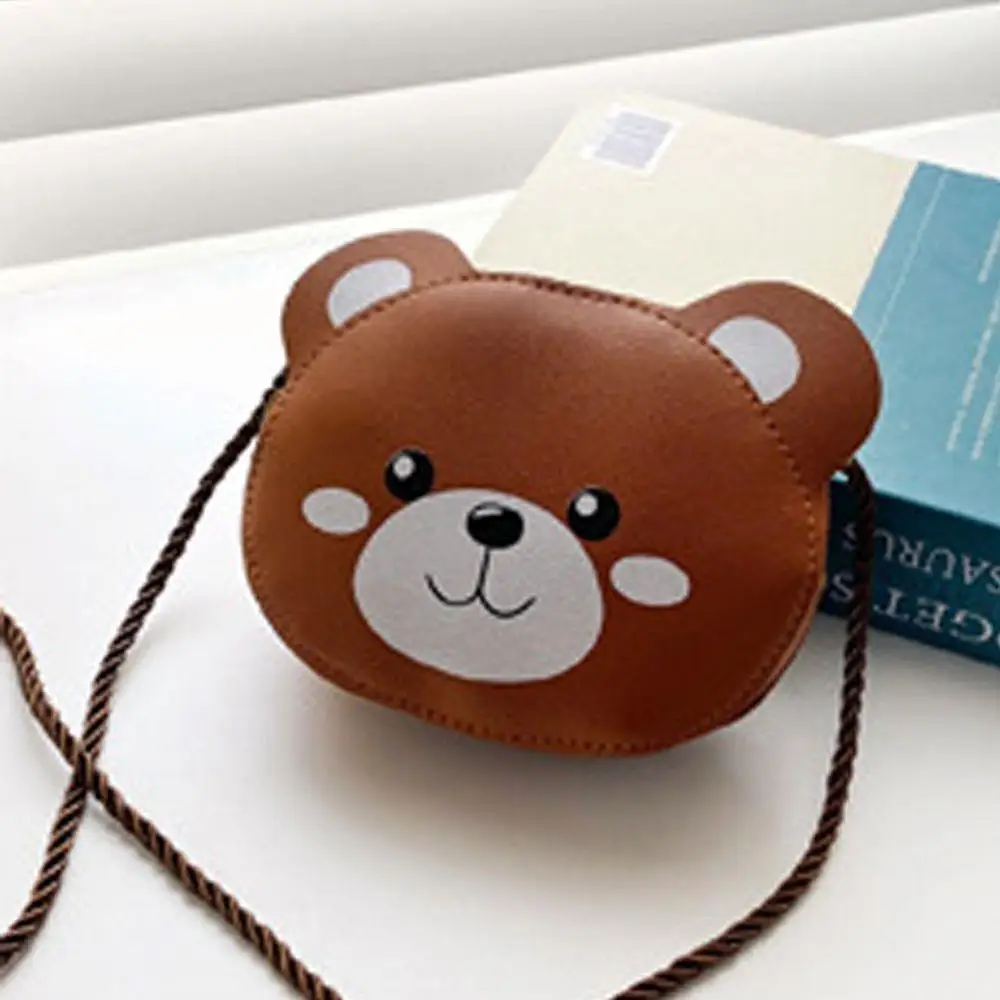 Cute PU Leather Mini Children Cartoon Shoulder Bags Girls Crossbody Bag Rabbit Handbags Coin Purse