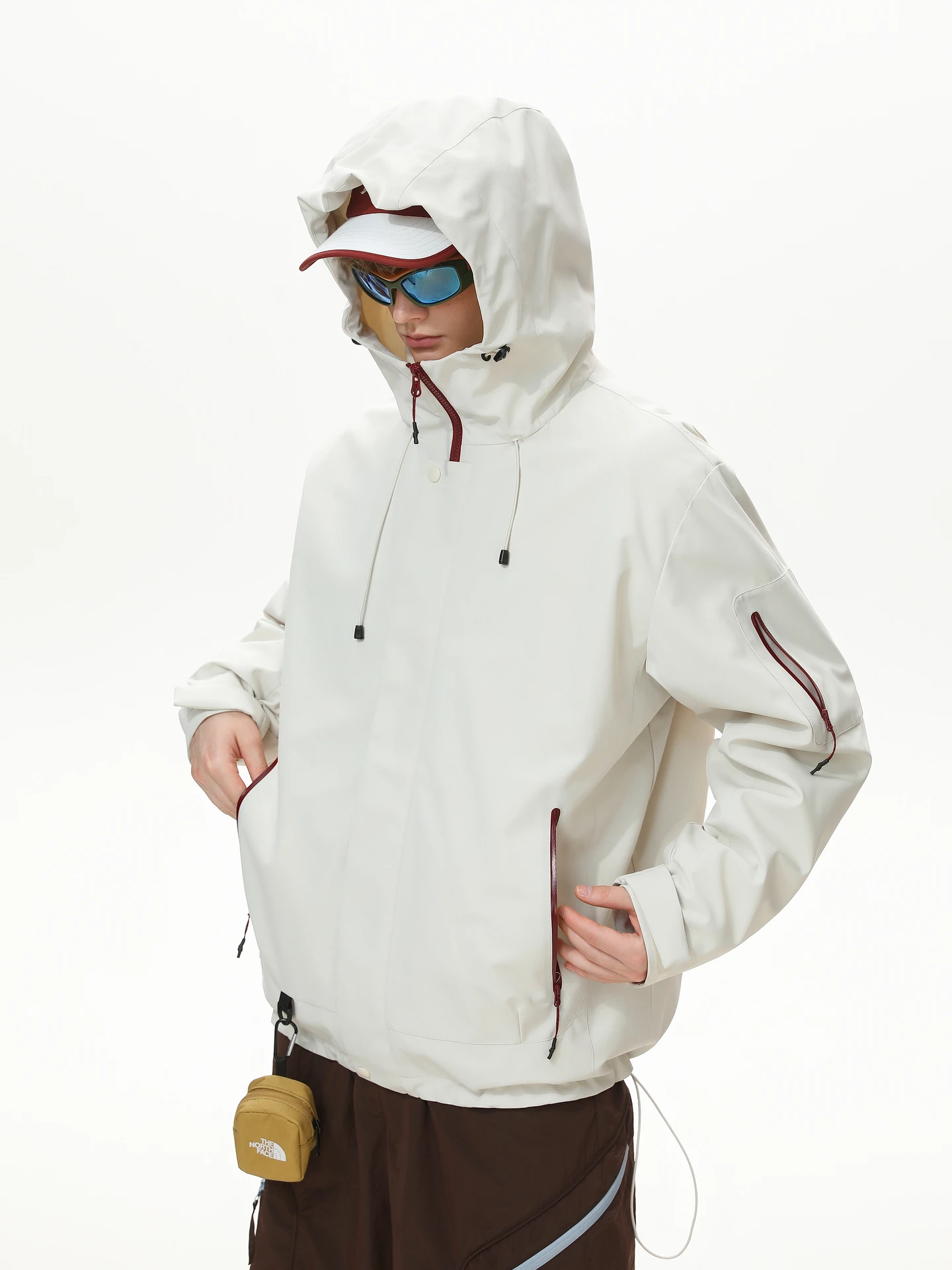 

Комплект для активного отдыха: мужская и женская водонепроницаемая дышащая ветровка-флис (флисовая подкладка) для альпинизма и походов