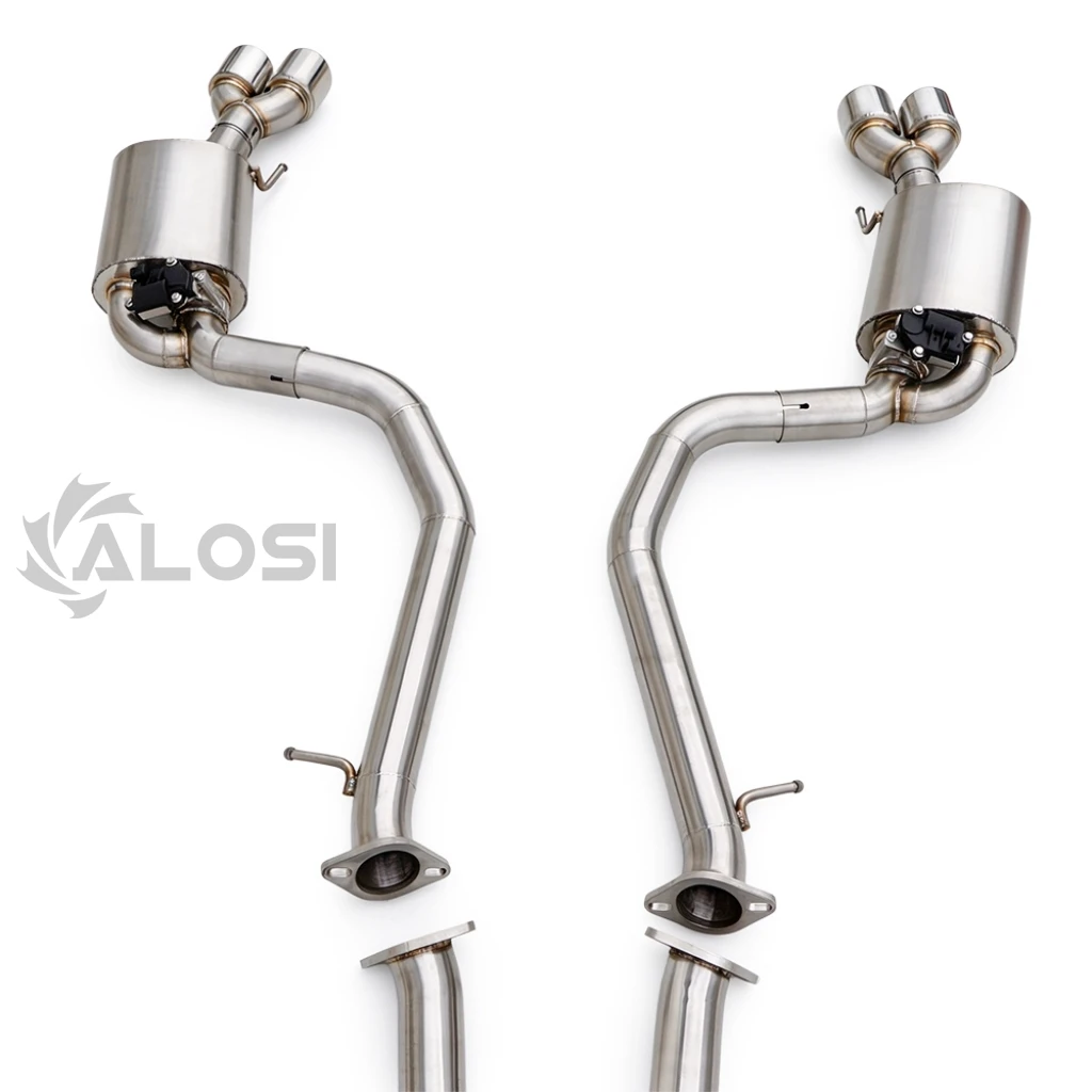 Stainless steel Cat back exhaust for LEXUS LS350 LS500 LS500H 3.5L 2013+Valvetronic exhaust system with remote control kit