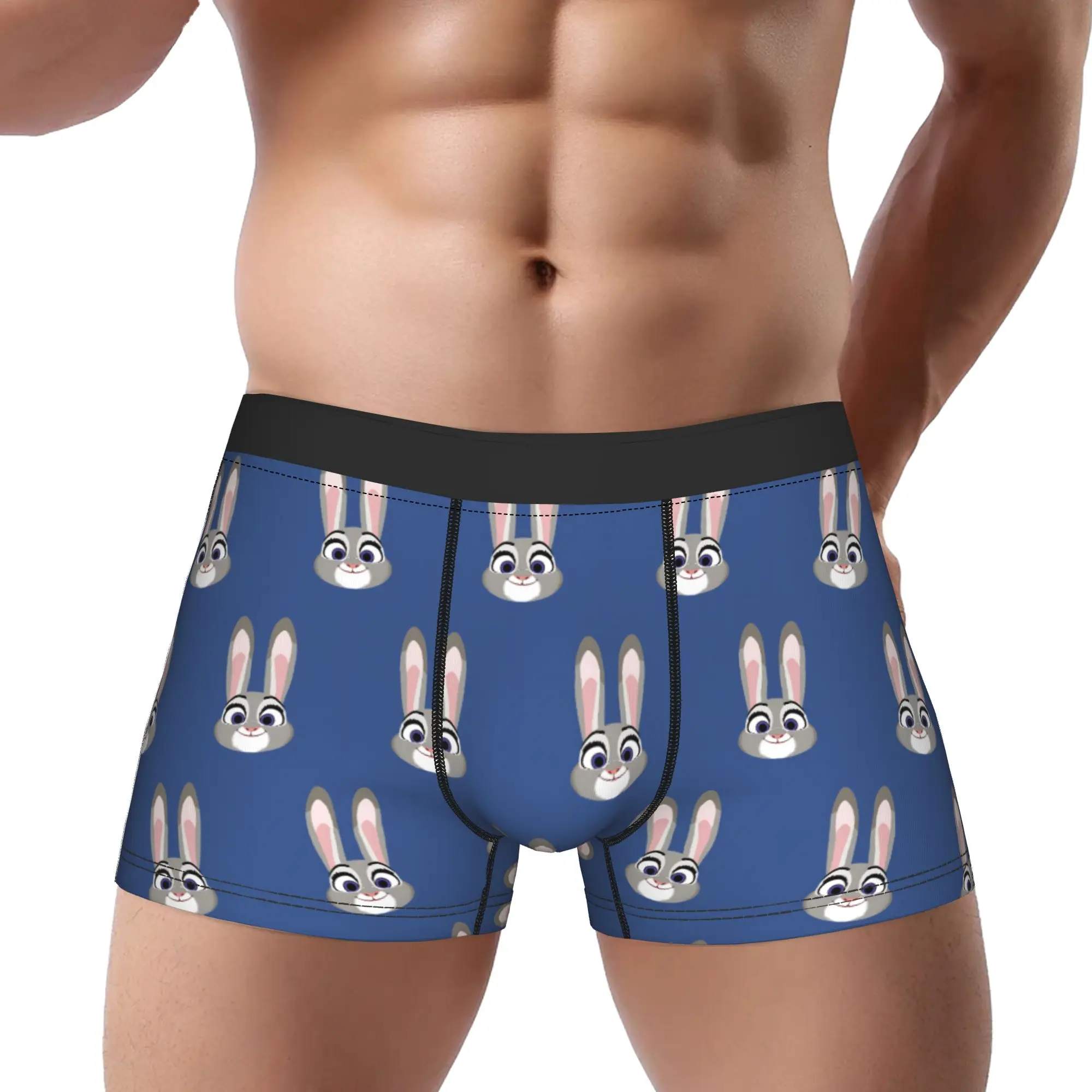 

1piece Judy – The First Bunny Cop Zootopia Underpants Homme Panties Male Underwear Print Shorts