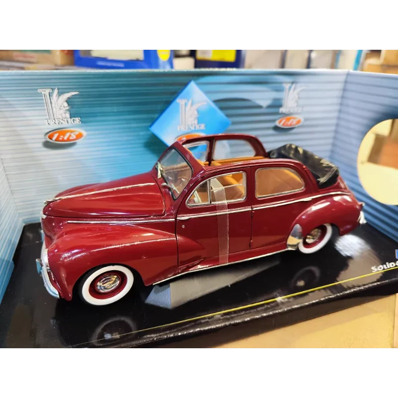 

Diecast SOLIDO 1/18 Scale PEUGEOT203 Alloy Car Model Collectible Toy Gift Souvenir Display Ornament