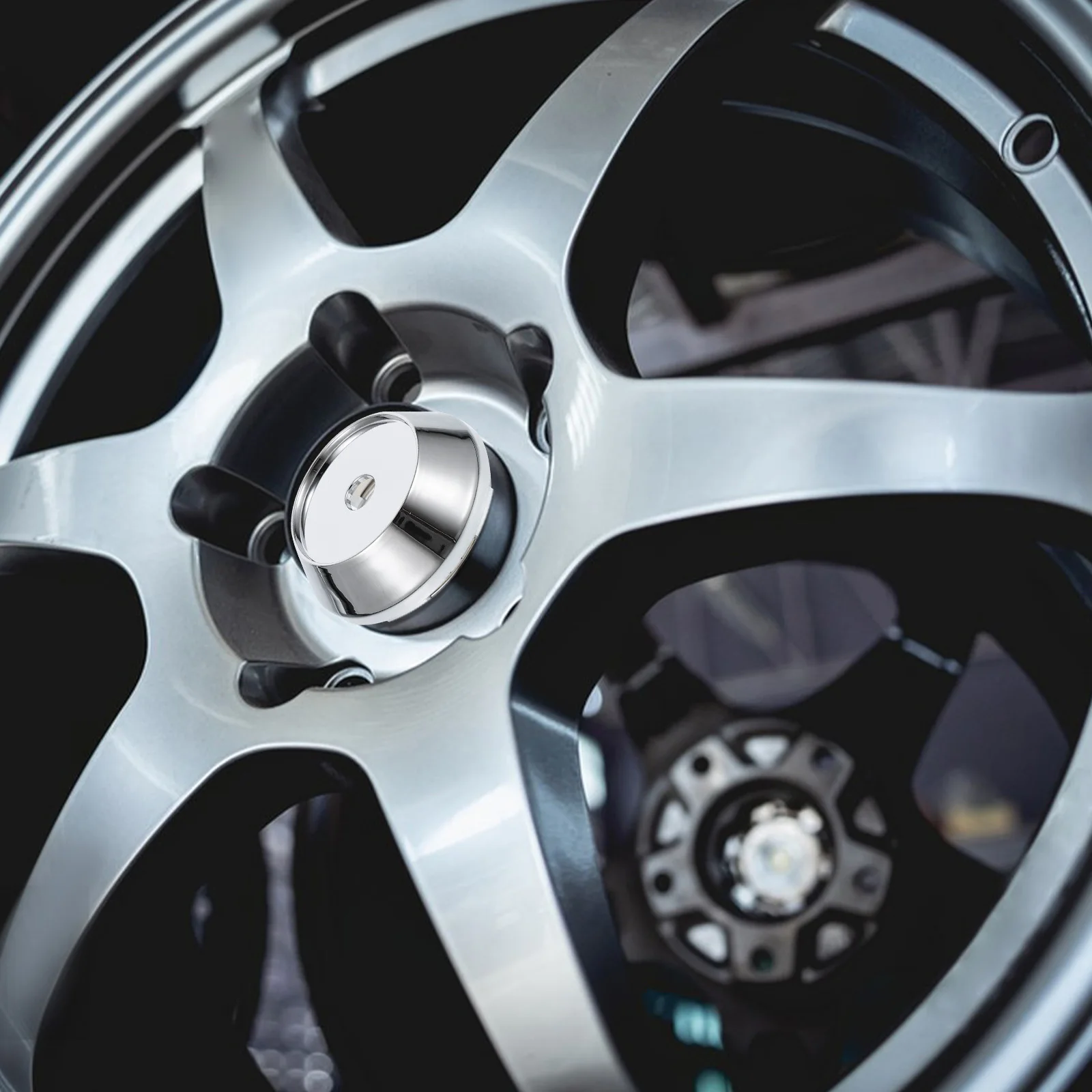 

4pcs Car Wheel Hub Center Caps Snap In Installation Waterproof Durable Plastic Universal Automotive Rim Protector Wheel