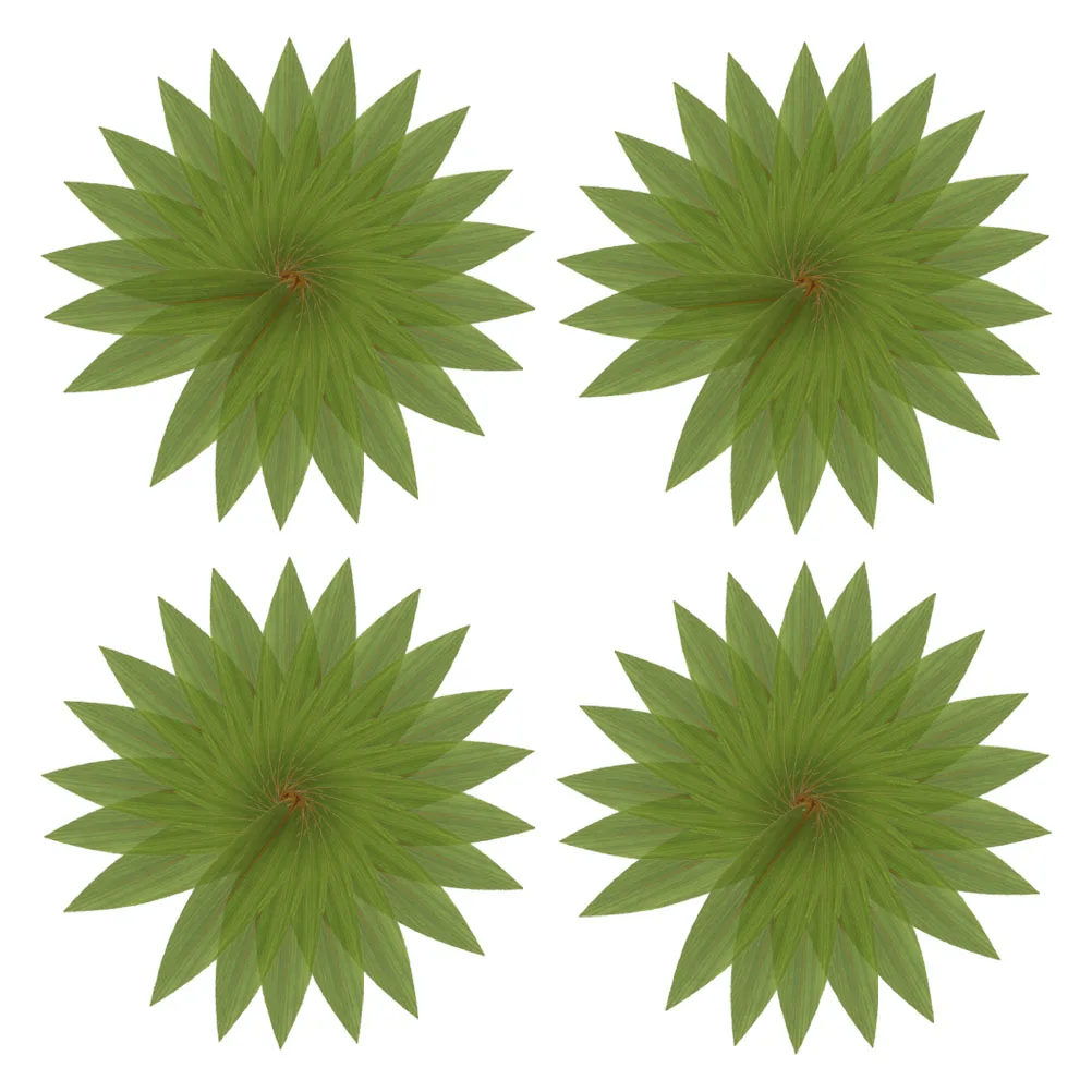 

200Pcs Bamboo Leaves Sushi Decoration Japanese Style Sashimi Plate Leaf Reusable Bento Food Separator Sushi Grass Divider