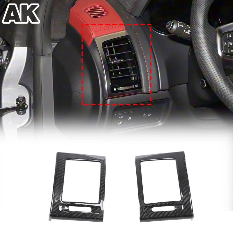 

For Jaguar F-TYPE 2013-2025 Real Carbon Fiber Car Side Air Outlet Panel Cover Decoration Protection Car Interior Accessories
