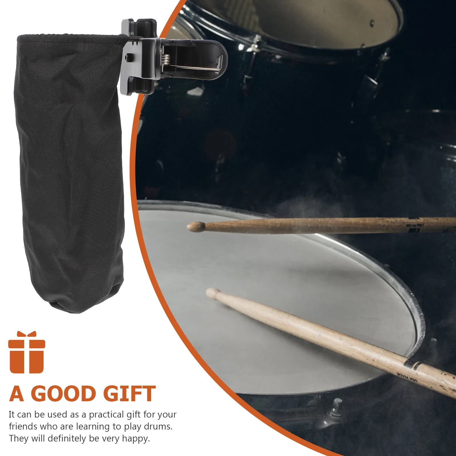 

Drum Stick Storage Bucket Sticks Bag Drumstick Drumsticks Case Holder Cloth Handbag