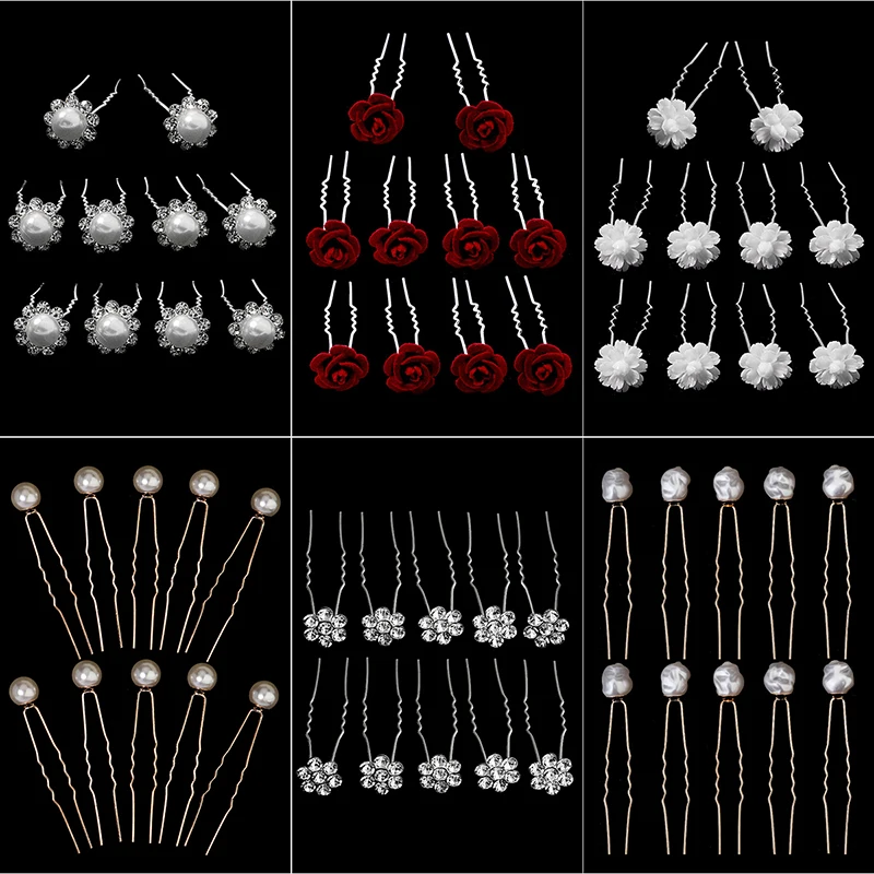 10Pcs Hairpins Pear… - image