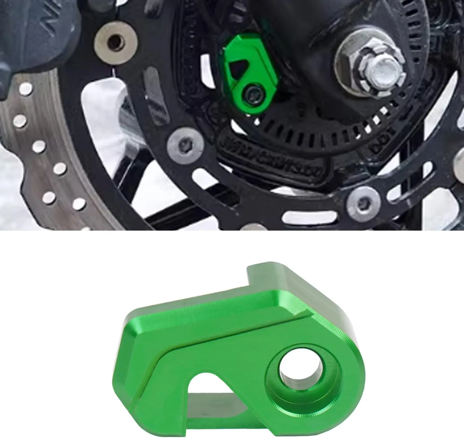

Motorcycle ABS sensor protection device, suitable for Ninja400 motorcycle, made of high-quality aluminum CNC machining