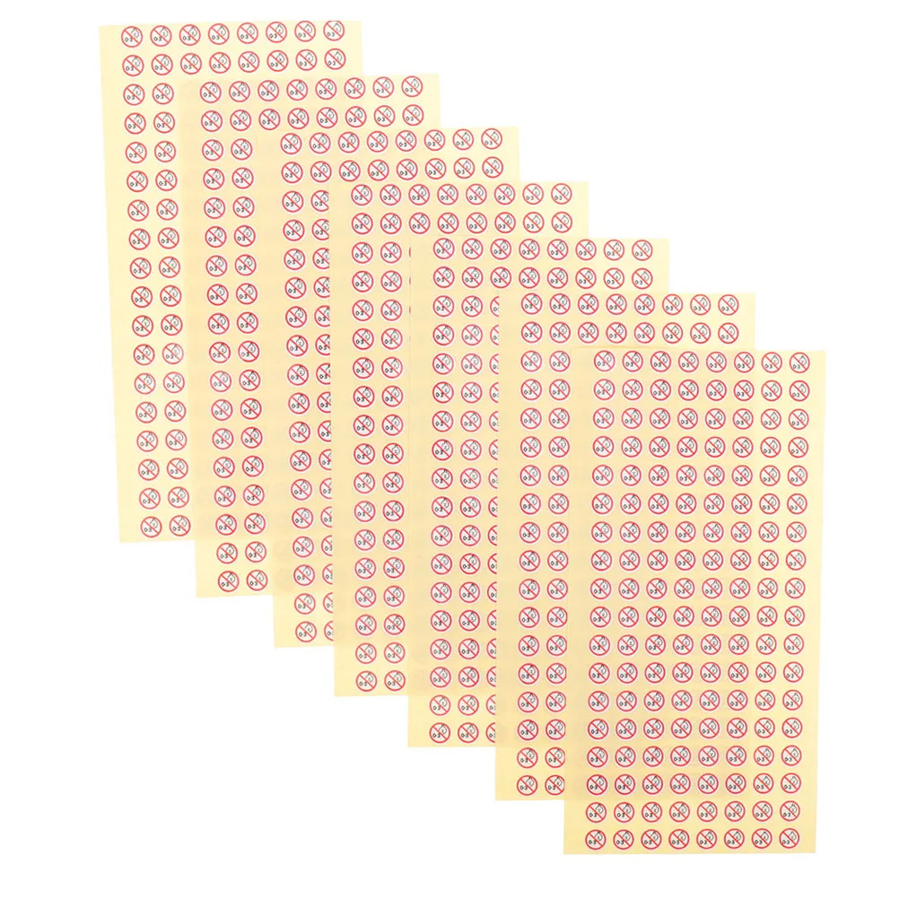 

500pcs Baby Safety Stickers Adhesive Labels for Toys Food Items Household Safety Decals Warning Label Sticker