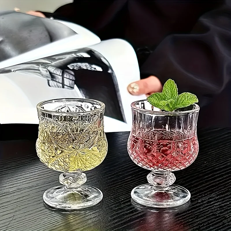 

Креативный утолщенный стеклянный набор чашек для ликера, 1 унция, маленький стакан для китайского душа для домашнего бара