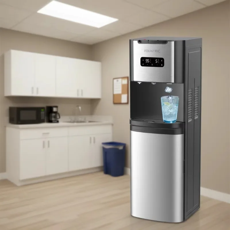 Airo Electric Household Bottom Loading Smart Hot & Cold Compressor Cooling Sensor Touch Control Water Dispenser with Ice Maker