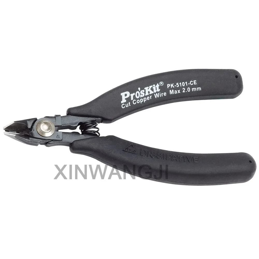 Pro’skit Anti-Static Bounce Steel Diagonal Pliers Diagonal Pliers Hand Tools Electrical Wire Cable Cutters Cutting Pliers