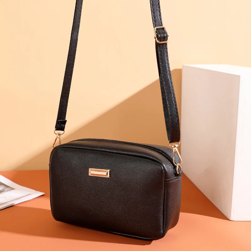 Umhängetasche für Mädchen, einfarbig, Umhängetasche, schlichtes Design, PU-Leder, leichte kleine Tasche, geeignet für Kindermode – Detail 9
