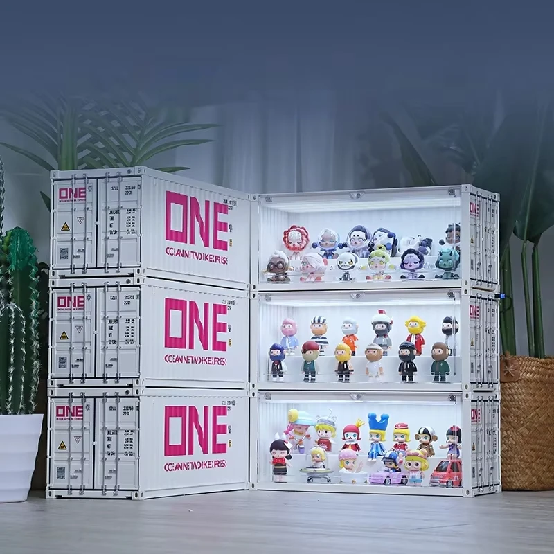 

Container Show Box Action Figures Storage Box Bind Box Doll Display Rack Action Figures Model Dolls Collectibles Display Cabinet