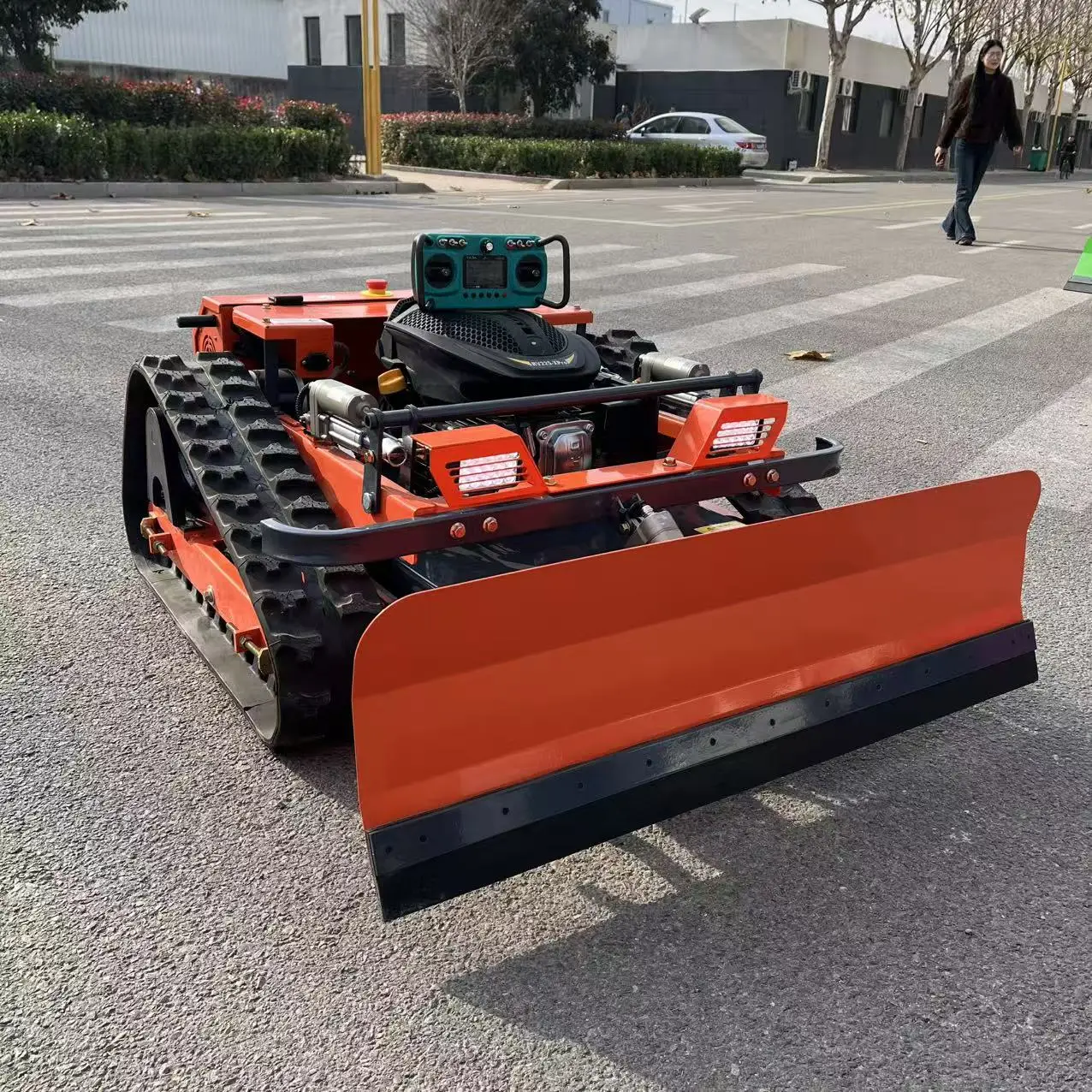 

Lawn Mower with Snow Shovel Multi-functional 500mm cutting width and 20-150mm Height Adjustable for Lawn Care Customisable
