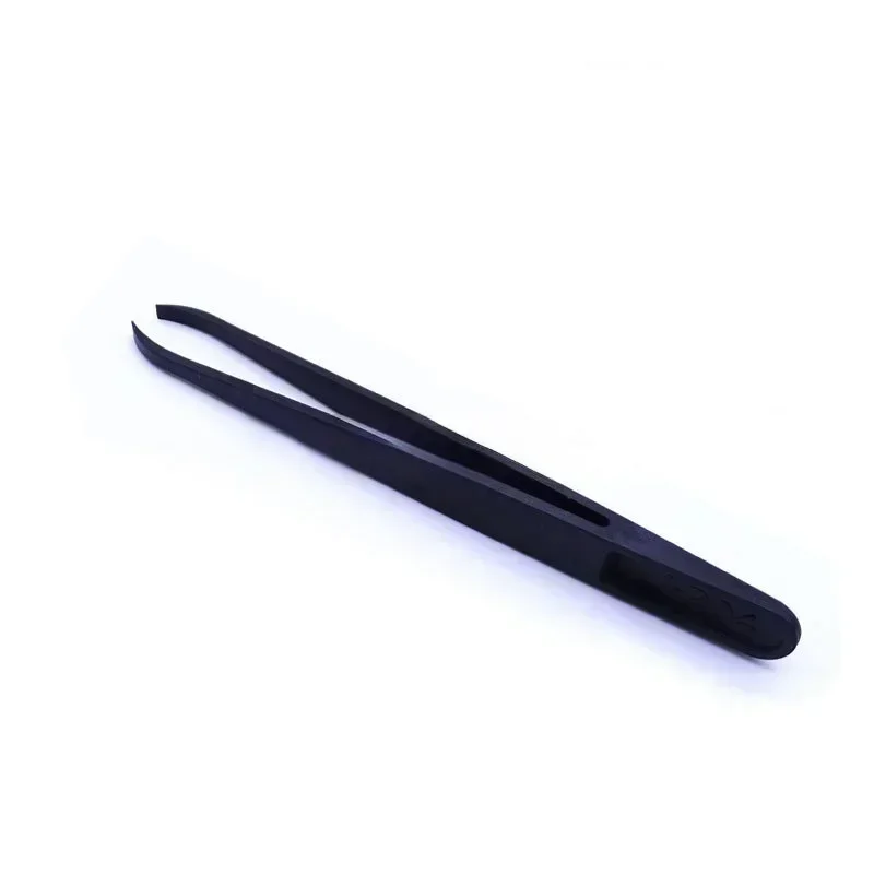 Uhr Reparatur Werkzeug Antistatische Carbon Faser Pinzette Kunststoff Pinzette Für Uhrmacher Schwarz uhr trimmer pinzette Carbon fiberTool