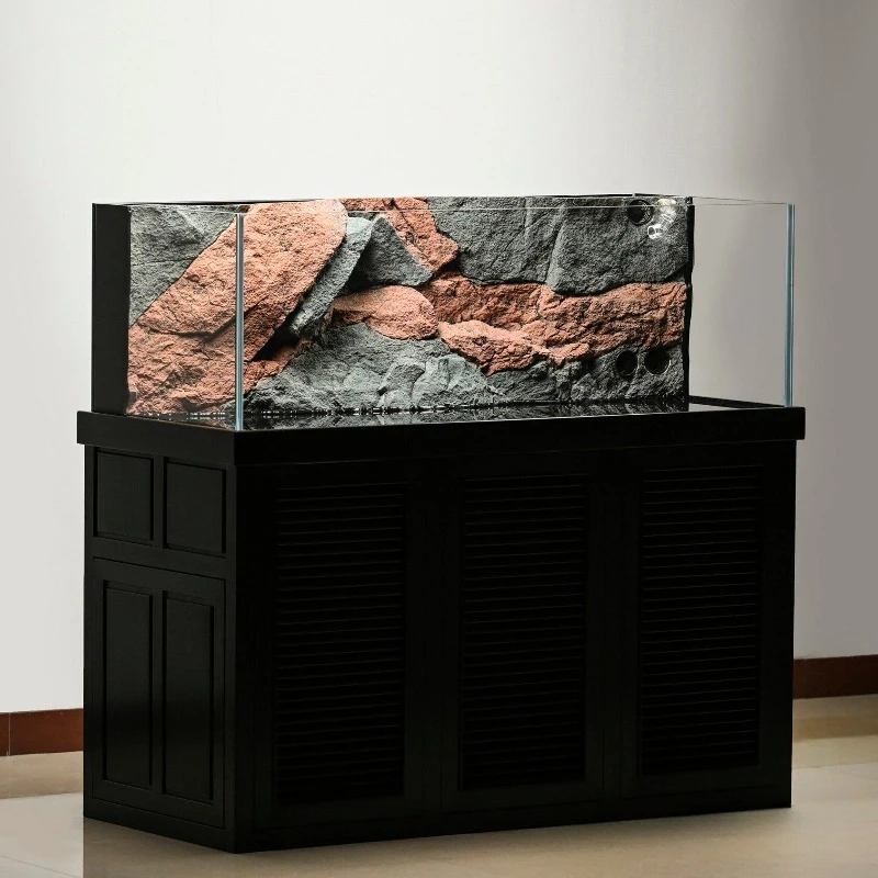 Versión hidrofílica del conjunto de paneles de fondo 3D de gneiss, tanque de riachuelo
