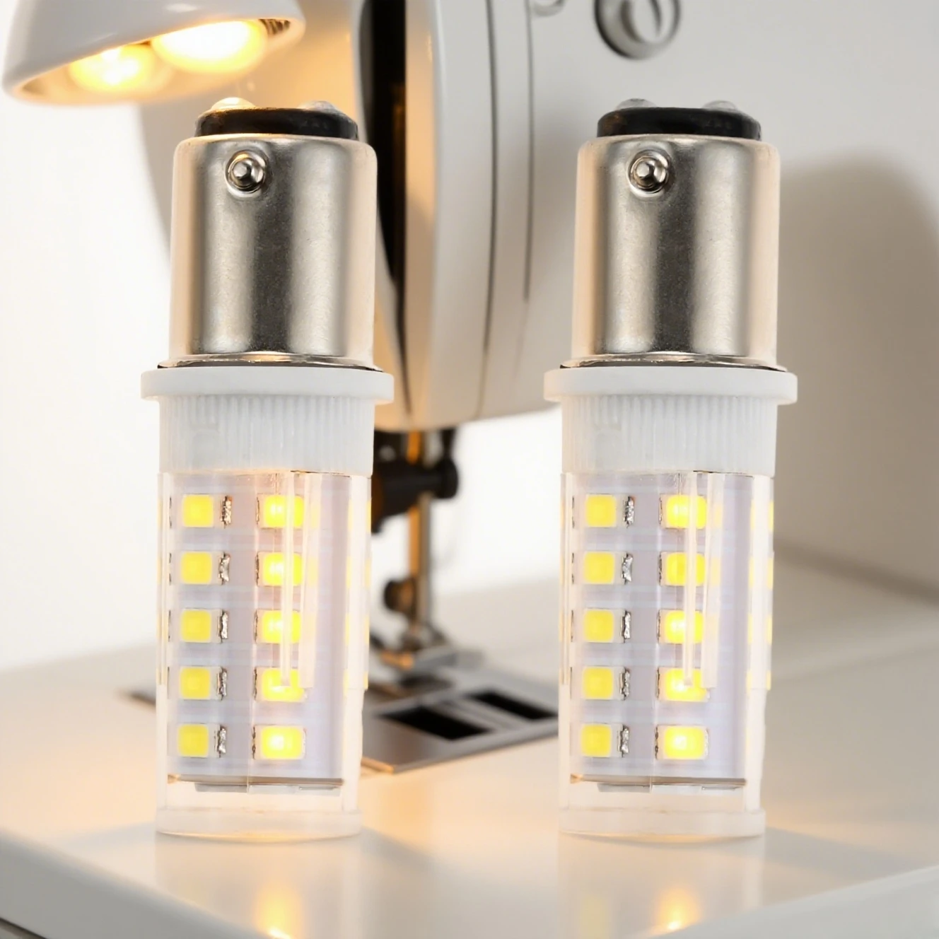 1pc BA15D Led Bulbs A200-240V 5W White Light Lowp Power Consumption For Sewing Machine Light, Boat Light,Tail Brake Stop Light