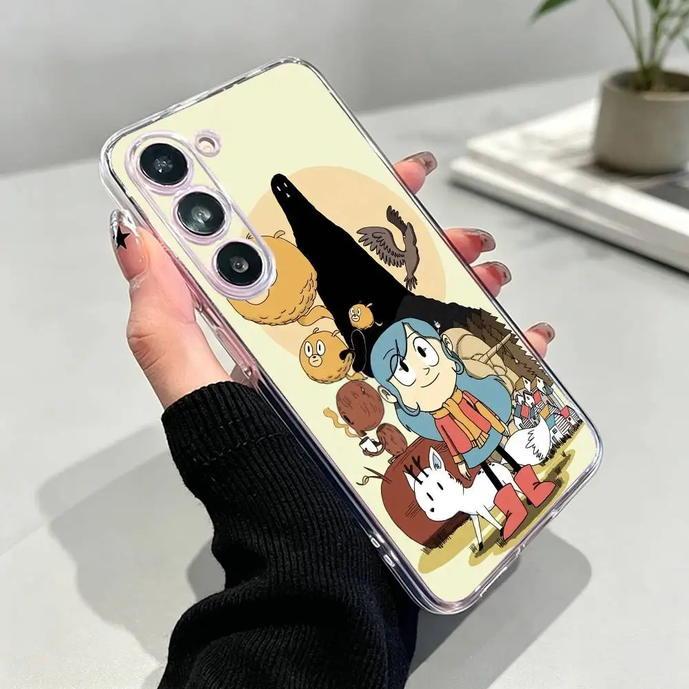 Hot Cartoon H-Hilda Girl Lovely Phone Case For Samsung Galaxy A10,12,20,21S,30,31,40,50,51,52,70,A71,Others Transparent Soft