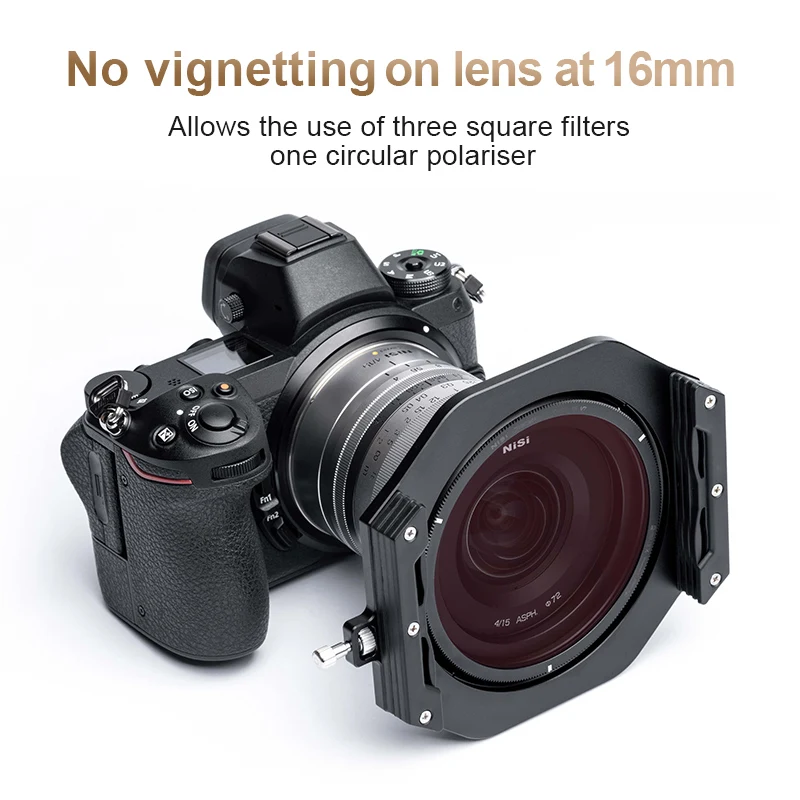 NiSi V7 100mm Filter Holder Kit with True Color NC CPL and Lens Cap