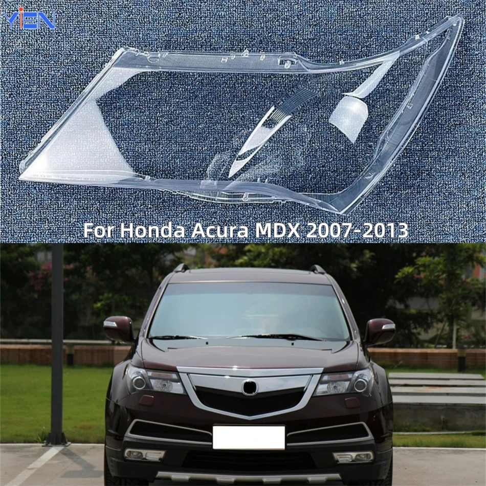 

For Honda Acura MDX 2007 2008 2009 2010 2011 2012 2013 Car Accessories Polycarbonate High Gloss Fully Transparent Lights Cover