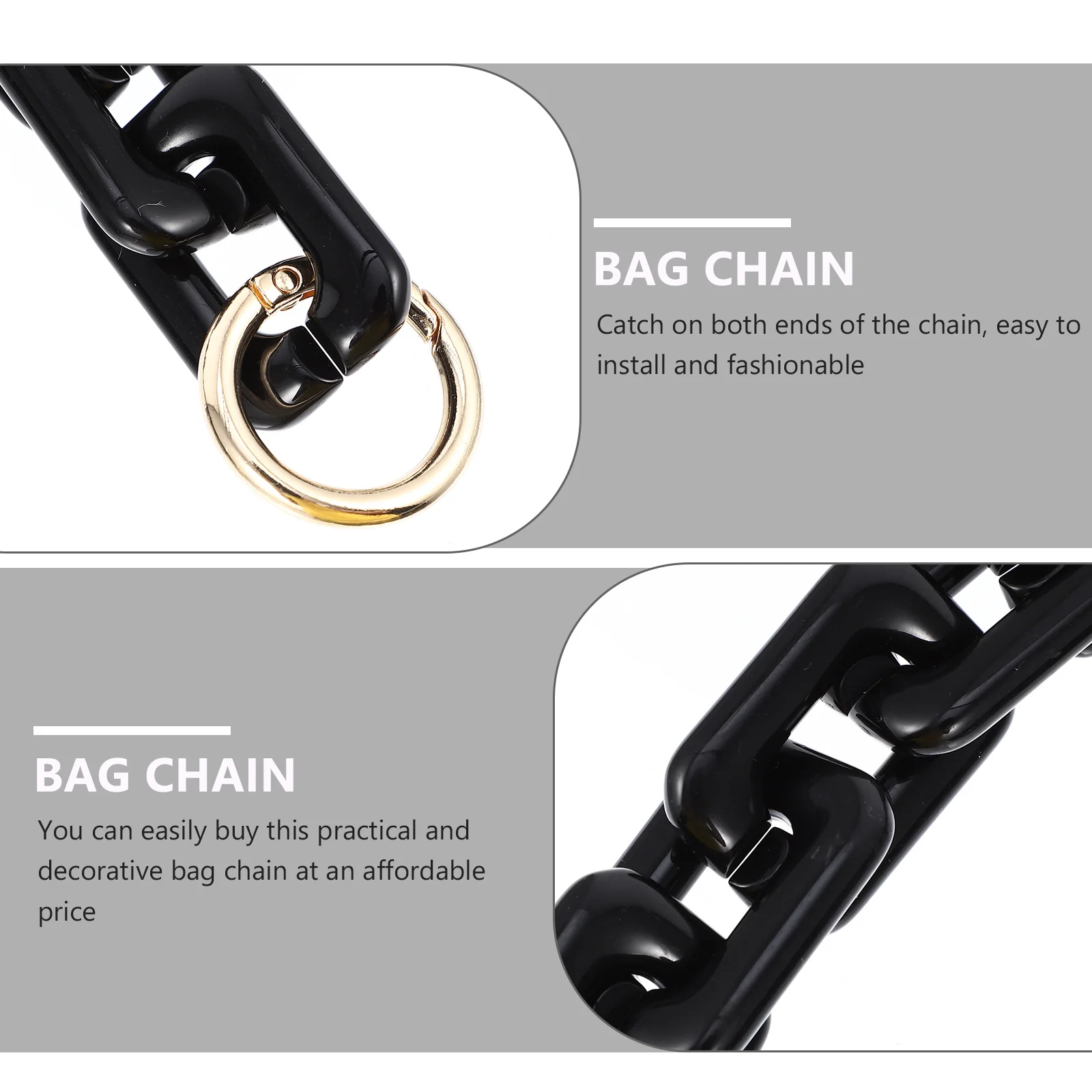 1Pcs Wolke Tasche Kette Acryl DIY Schulter Gurt Ersatz für Handtasche Dekoration Modische Tragbare Geldbörse Zubehör