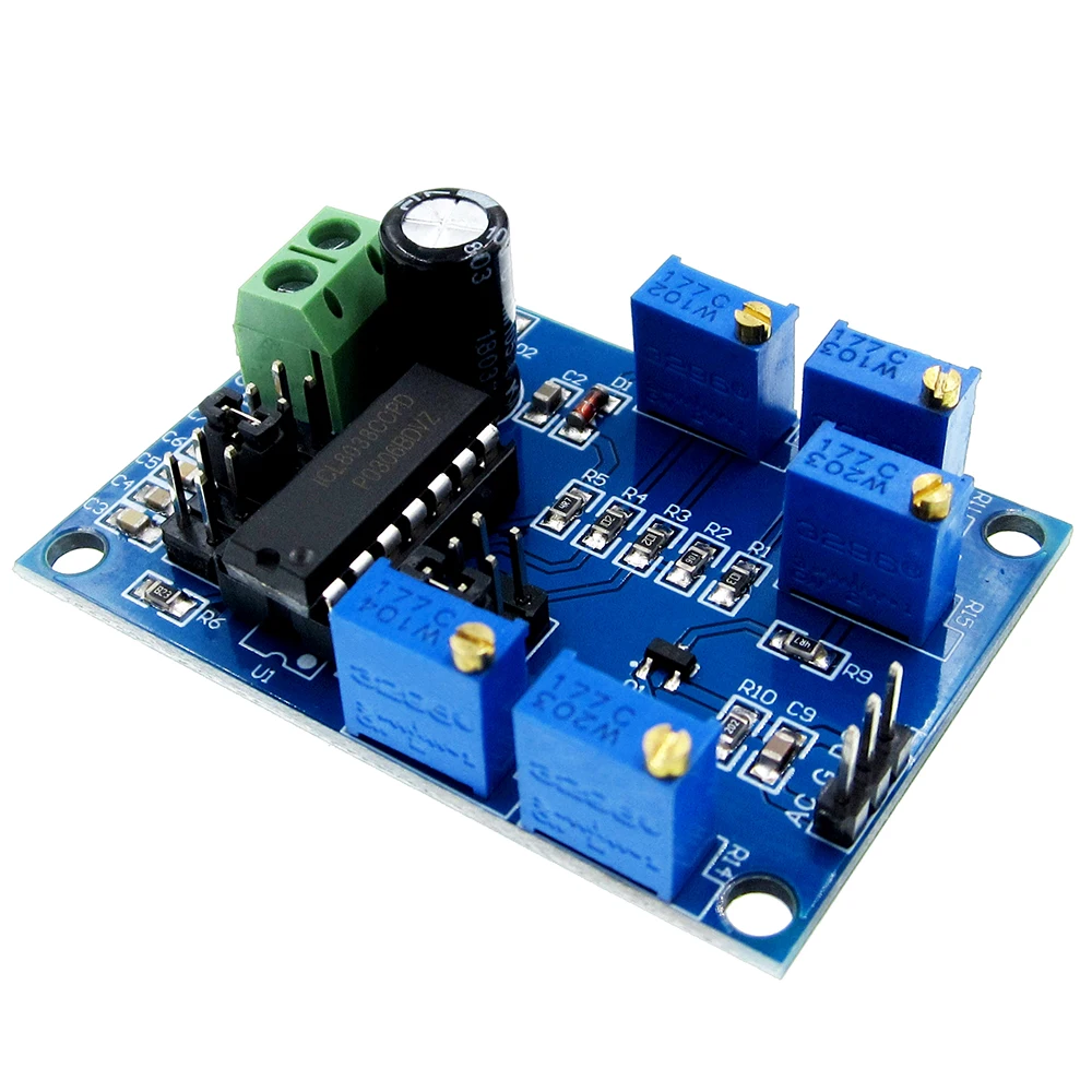 1PCS  ICL8038 Signal Generator Medium/Low Frequency 10Hz-450KHz Triangular/Rectangular/Sine Wave Generator Module 12V to 15V