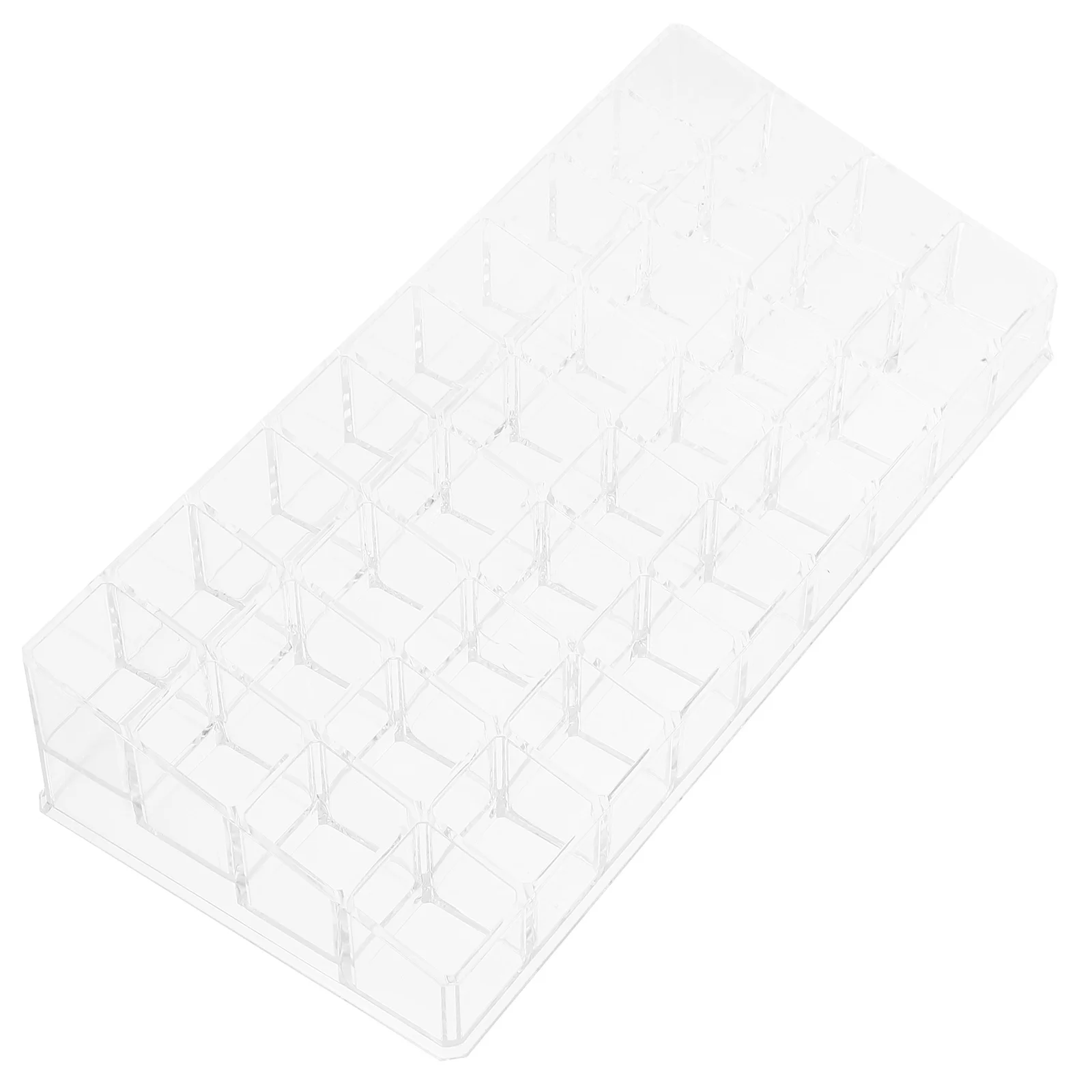 36 Grid Transparent Lipstick Box Desktop ganizer Large Capacity Material Clear Storage Rack Makeup Brush Holder Vanity