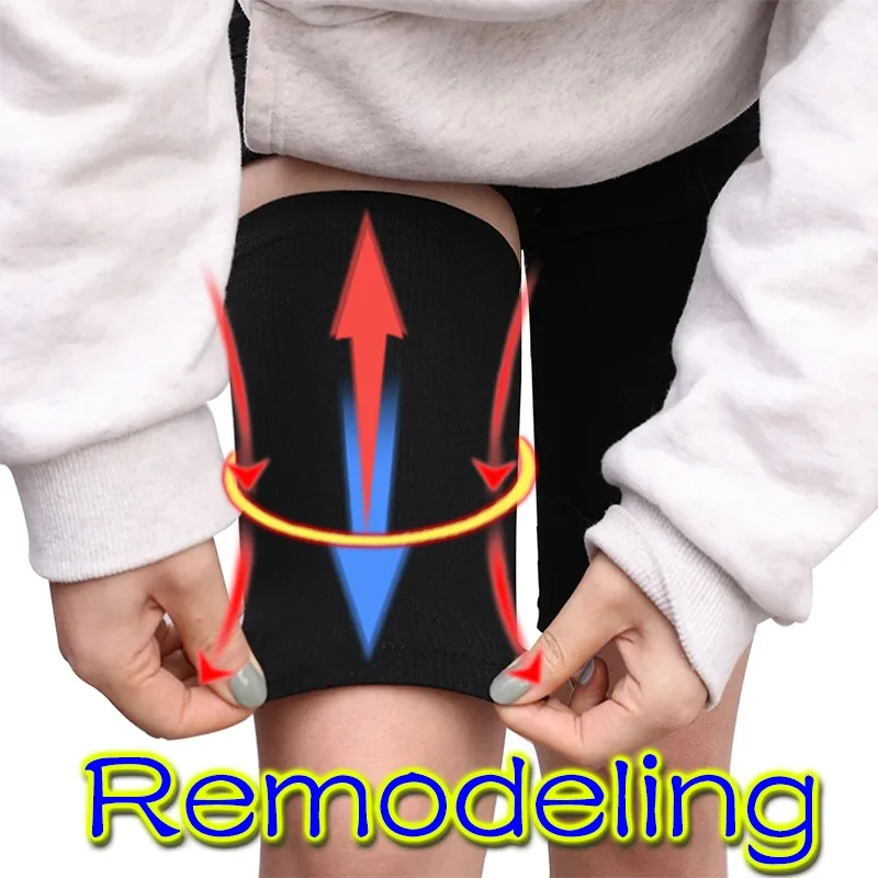 Wynagrodzenie Oddychające, dopasowane urządzenie do modelowania nóg Cellulit Smukły pas do owijania Kalorie Z spalaczem tłuszczu Elastyczny kompresyjny rękaw na udo