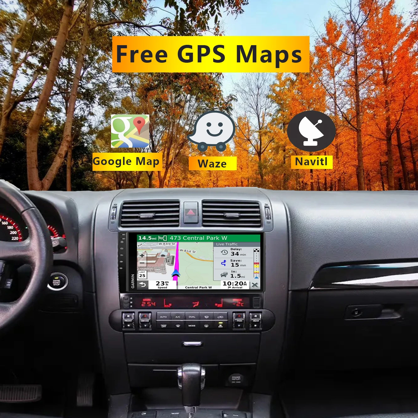 เครื่องเล่นวิทยุระบบแอนดรอยด์13ตัวนำทาง GPS BT 4 + 64G SX4 2006-2013สำหรับรถยนต์ Suzuki Sedici 2005-2014