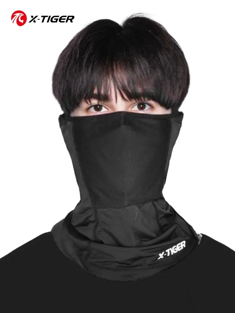 

X-TIGER Cycling Face Mask Ice Silk Cooling Breathable Face Mask Moisture-Wicking for Men Women Outdoor Sports Cycling Hiking