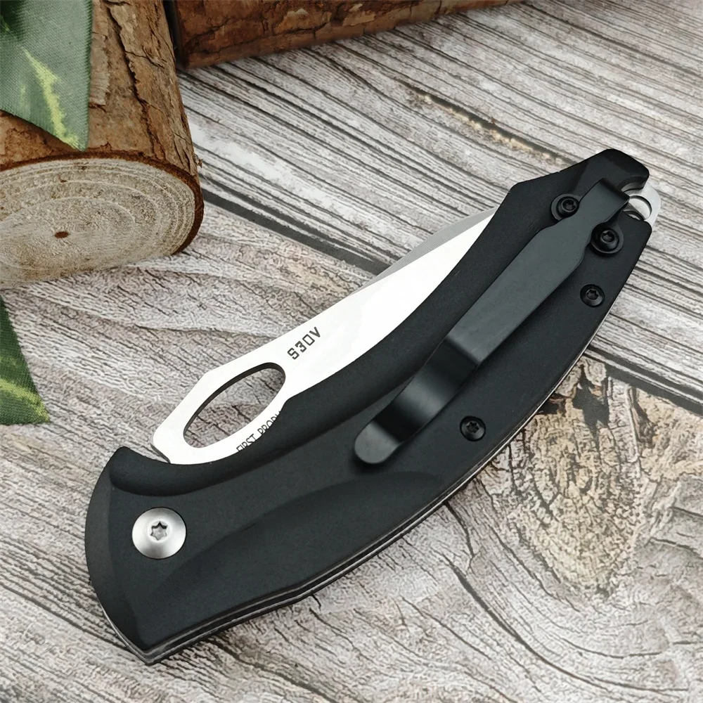 BM 818 Folding Knife D2 Blade T6 Aluminum Handle Pocket Knife Outdoor EDC Camping Hiking Hunting Cutting Survival Tool