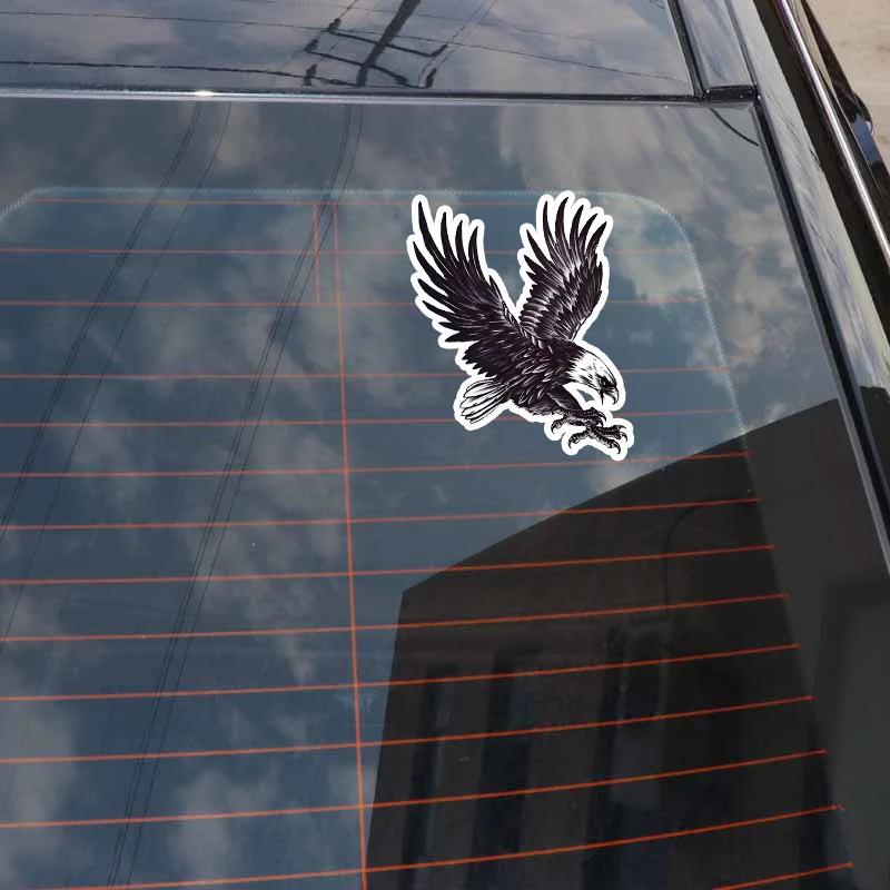 Car Sticker Eagle Personalized Creative Sticker Car Decoration Waterproof Sunscreen Cover Scratch PVC 16*13cm