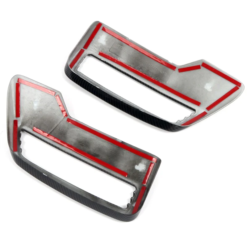 A11F-For  3008 4008 5008 2017-2021 ABS Carbon Fiber Car Tail Muffler Exhaust Pipe Output Cover Car Tail Pipe Accessory