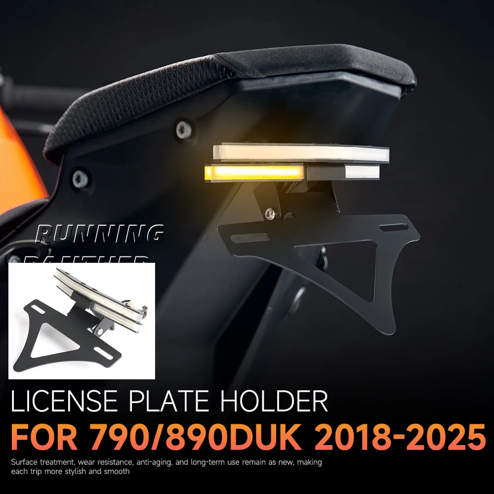 

NEW Motorcycle turn signal integrated taillight license plate holder short tail Kit FOR 790DUK 890DUK 790 890 DUK 2018-2025