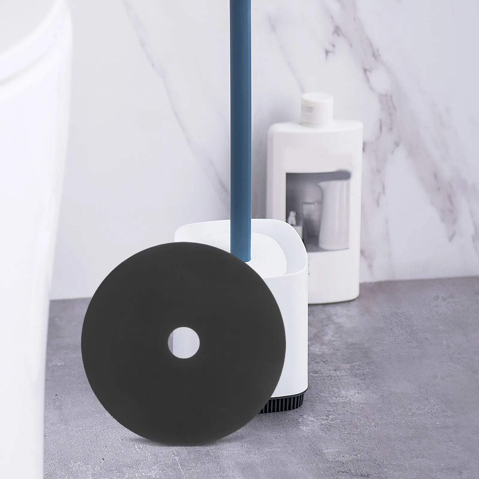 4 قطعة فرشاة المرحاض سبلاش الحرس غطاء استبدال الملحقات غطاء جزء الحمام تنظيف أداة مقاوم للماء رائحة مانع