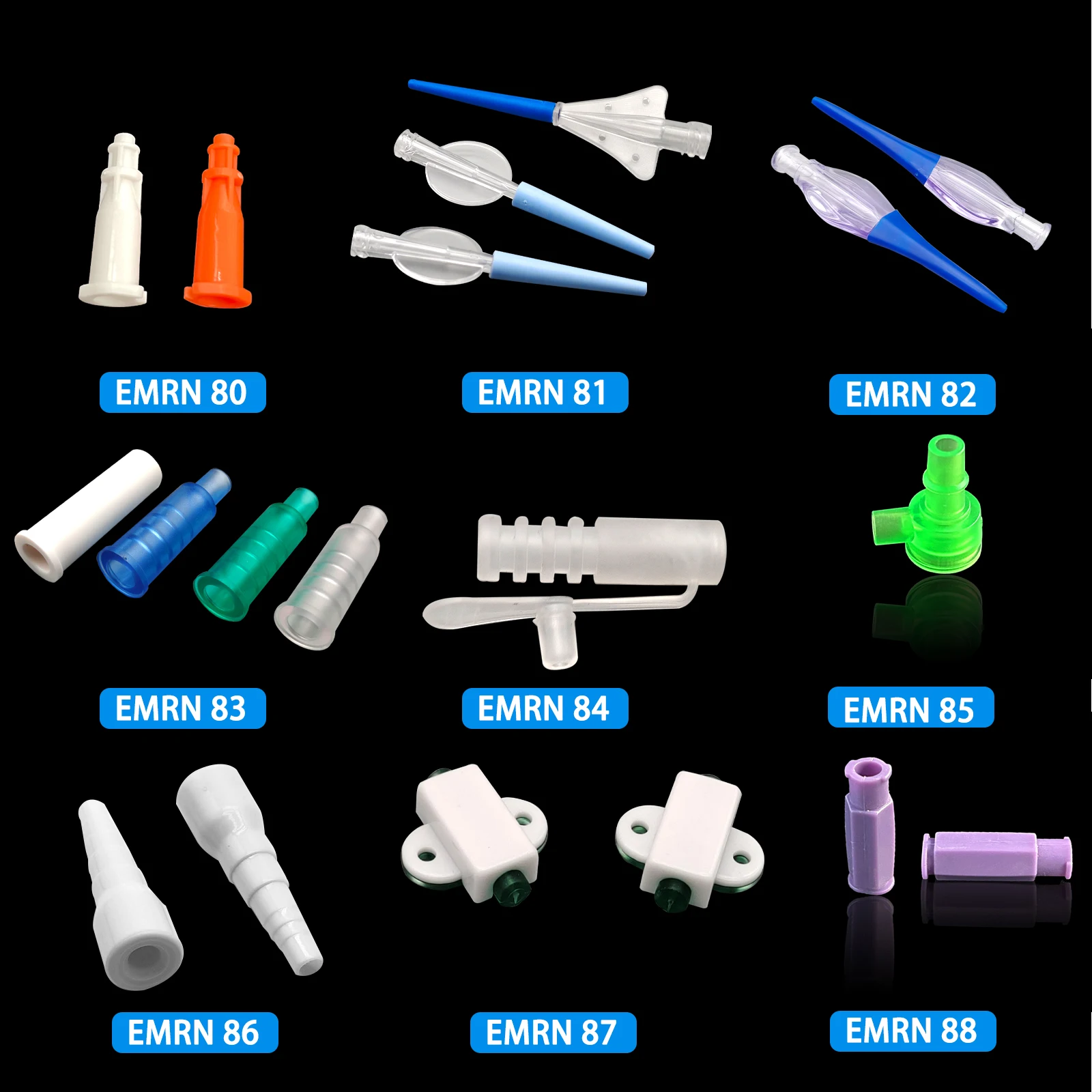 100 Ruhr Guide Connectors, Durable Needle Connectors Compatible with Catheters, Suitable for Medical and Laboratory Environments