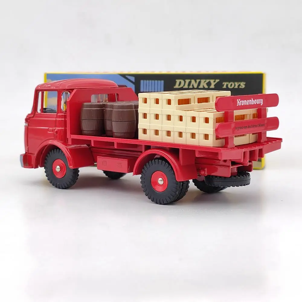 Atlas Dinky 588 Plateau Brasseur Berliet GAK Camion 레드 다이캐스트 모델 컬렉션 트럭 장난감