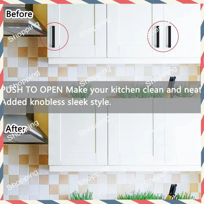 M20K Push To Open Cabinet Hardware 10er-Pack Push Latch & Lock für Tür-Touch-Riegel und Catch Push Release-Schublade