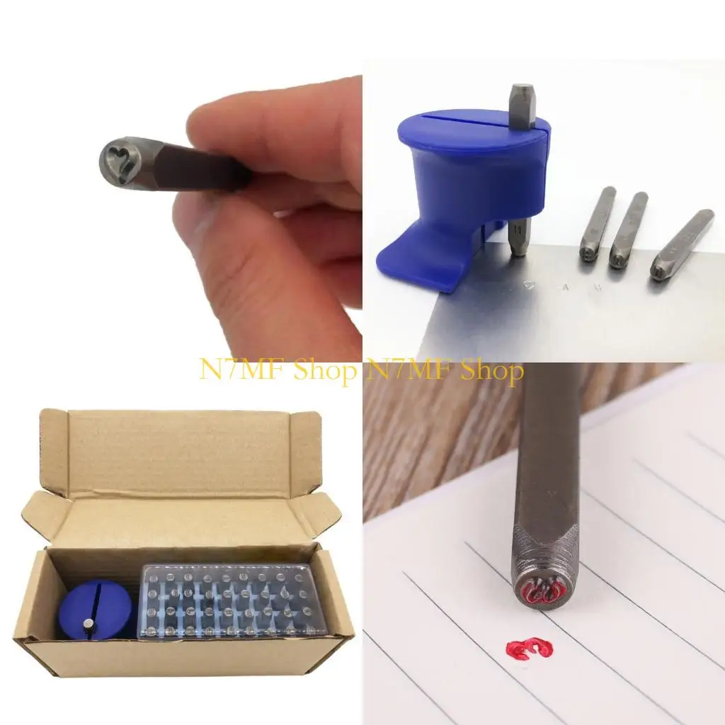 

N7MF Practical Metalworking Tool Portable Letter Stamping for Jewelry Making