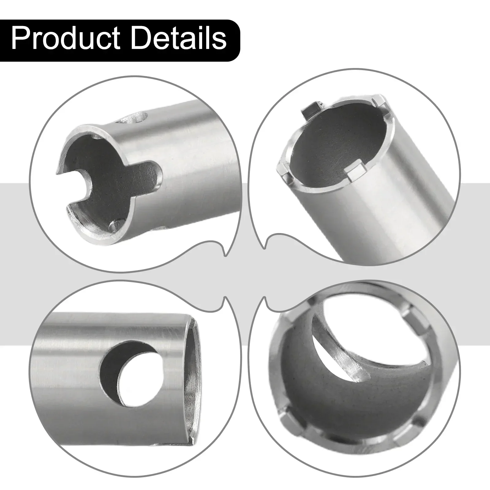 For BAFANG BBS01 02 Center Motor Electric Bicycle Center Shaft Nut Socket Tool Alex Makeup Remover Stainless Steel Replacement