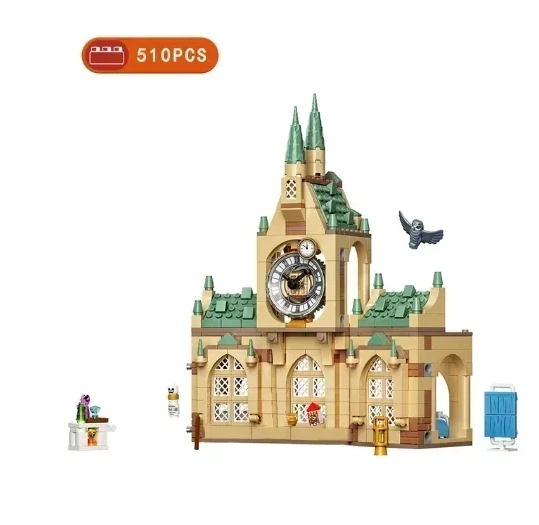 NEW 1083Pcs  Magic World of Wizards Classic Movies 12 Grimmauld Place Building Blocks Toys For Kids Gifts