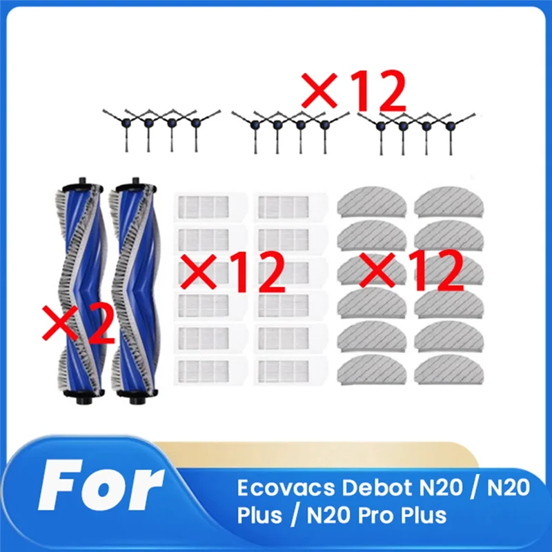 A36T-38 Pcs Per Ecovacs Debot N20 / N20 Plus / N20 Pro Plus Spazzare Robot Accessori Pulitore Parti di Ricambio