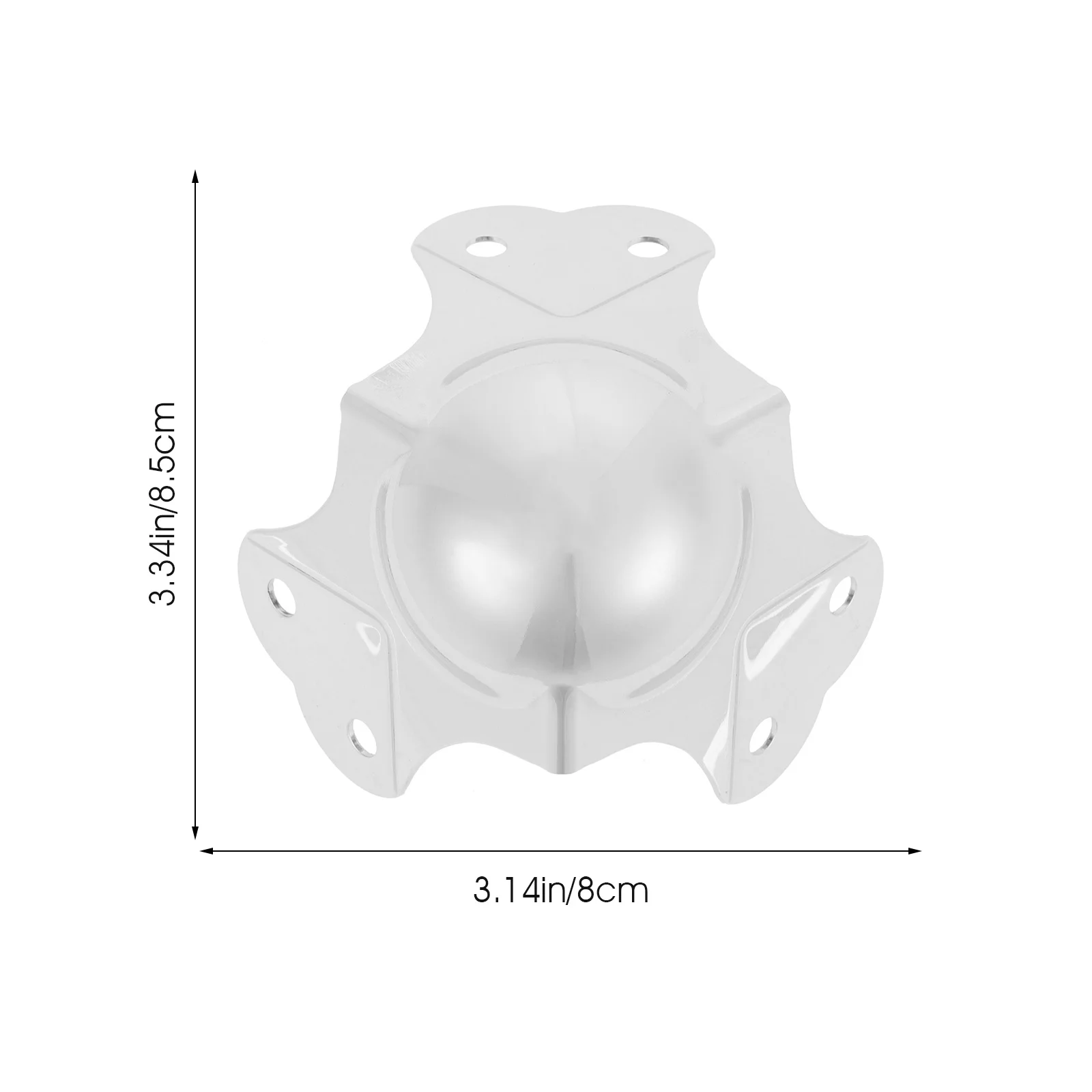 2 pçs protetores de canto do armário de vôo liga metal borda guardas kit de ferragens de canto resistente para proteção de móveis