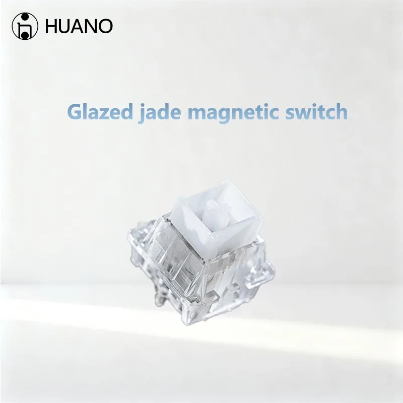 

HUANO Glass Jade Magnetic Switch 475GS 45gf Very Transparent Large Core Stable Customized Magnetic Keyboard Switches Hot Swap