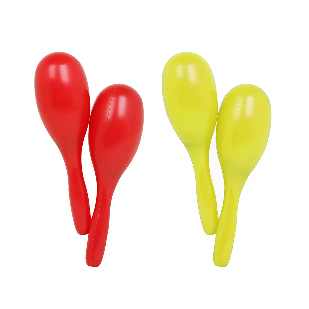 Maracas de percusión manual para niños, instrumentos musicales, martillo de arena, juguete para actuaciones en vivo, fiesta, venta al por mayor, 1 par