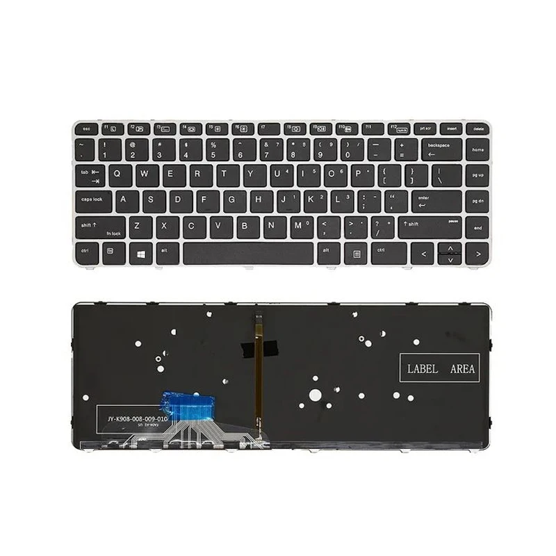 Imagem -03 - Teclado de Laptop Retroiluminado Xin-us-uk-sp-fr-it para hp Elitebook Folio 1040 g3 1040g3 com Retroiluminação