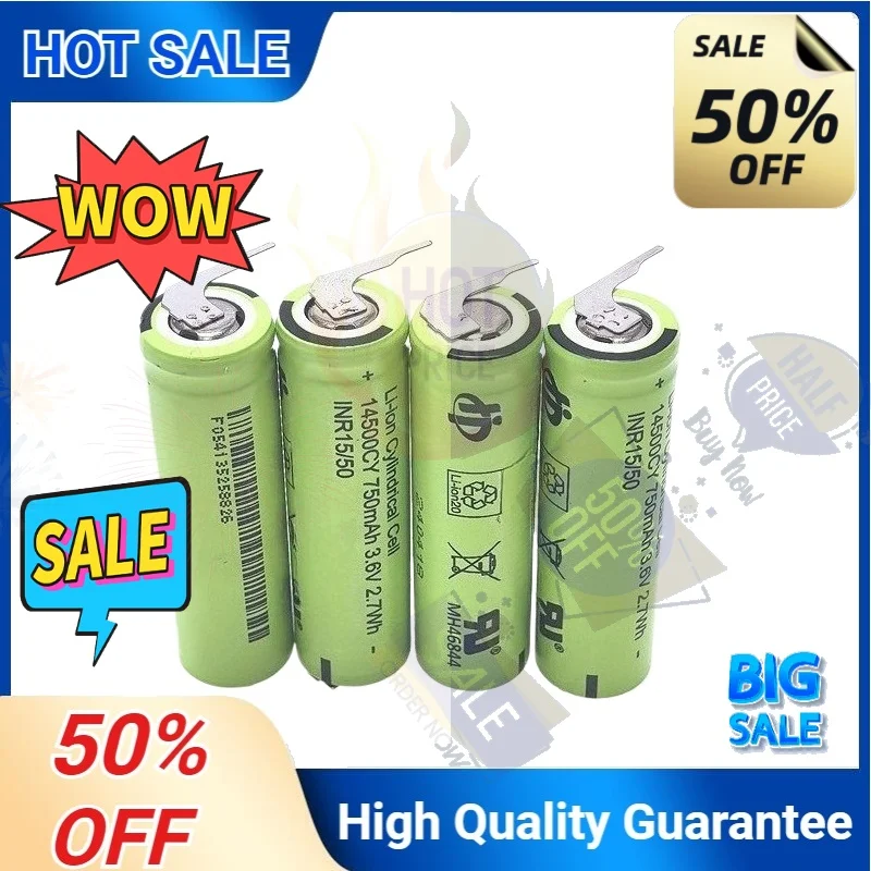 SWZY For 14500CY Battery 3.6V 750mAh for Philips Electric Toothbrush HX6511 HX6310 HX6730 HX6910 HX6920 HX9360 HX9370 HX9340 HX9