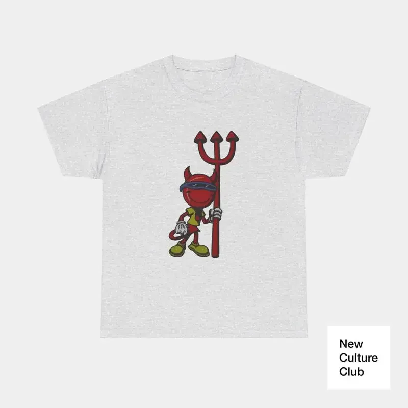 World Industries Red Devil Skate Skateboarding 90s Design T Shirt Tee